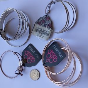 Paparazzi Set of 4 Bracelets Bangles
